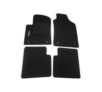 FCA Alfombrillas 500 y 500 Hybrid delanteras y traseras negras con logotipo 500 en el lado del conductor original