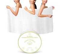 FCaeon Toalla Comprimida Grande, Toallas de Baño Desechables para Viaje, 140cm x 70cm Toalla de Baño de Viaje para Cuerpo Hotel Camping Senderismo Aire Libre Deportes Playa Natación[1 Lote Blanco]