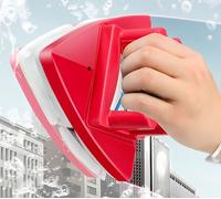 Fcare Limpiador magnético de Ventanas para Exteriores, Cepillo de Ventana de Doble Cara, Herramientas de Limpieza de Vidrio, Ajustable para Limpieza de Ventanas de Gran Altura, Grosor de 0.3 a 1.2