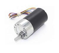 FCARUMIQP Motor de CC Caja Engranajes 37 mm diámetro Potente Micro Larga Vida útil Alto par DC12V 24V sin escobillas BLDC silencioso JGB37-3650: 1270RPM(12V 44RPM)