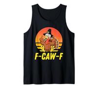 FCAWF Turkey Retro VintageTurkey F-Caw-F Thanksgiving Camiseta sin Mangas