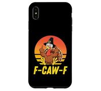 FCAWF Turkey Retro VintageTurkey F-Caw-F Thanksgiving Carcasa para iPhone XS MAX