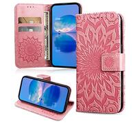 FCAXTIC Funda para Xiaomi MI 10 Lite 5G, Funda de PU Cuero, Billetera Carcasa con Cierre Magnético Compatible con Xiaomi MI 10 Lite 5G, Rosa