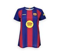 FCB Camiseta FC Barcelona 1a equipación 25-26 para Mujer - Réplica Oficial (FR/ES, Letras, XL, Regular, Regular)