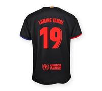 FC Barcelona Camiseta 2ª Equipación 2024/25 Replica con Licencia Oficial - Dorsal 19 LAMINE YAMAL Adulto Talla XXL
