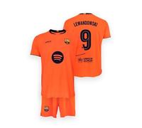 FCB FC Barcelona Conjunto Camiseta y pantalón Infantil Lewandowski 3a equipación 2025-26 - Réplica Oficial Junior Unisex (FR/ES, Edad, 10 años, Regular)