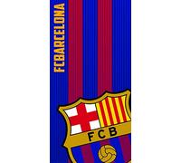 FCB FC Barcelona Toalla 100% Poliester, Azulgrana 70 X 140 Cm
