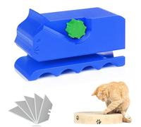 fccairms Cortador de cartón con 6 cuchillas para rascadores de gatos, versión mejorada para niños, herramienta de tira de cartón para amantes de los gatos
