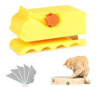 fccairms Cortador de cartón con 6 cuchillas para rascadores de gatos, versión mejorada para niños, herramienta de tira de cartón para amantes de los gatos