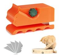 fccairms Cortador de cartón con 6 cuchillas para rascadores de gatos, versión mejorada para niños, herramienta de tira de cartón para amantes de los gatos