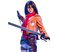 FCCAM Ackerman Cosplay AOT Cosplay Ackerman Cosplay Disfraz Scout Regiment Disfraz Carnaval Disfraz Halloween Disfraz Ackerman Set L