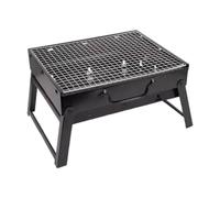 FccsiKoa Parrilla Plegable Parrilla Camping Barbacoa Exterior Estufa Portátil Hierro Estable Apto para Picnic Fiesta Jardín Acampada, 27x35x20cm