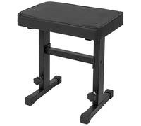FCCTAOYDV Taburete ajustable para piano, 4 alturas, 43 x 30,5 cm, negro