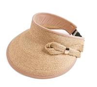 FCfpxwtz Gorra con Visera Hueca de Paja for Mujer