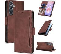 Fciaeytou Funda para Samsung A37 con protector de pantalla, con tarjetero, funda para Samsung Galaxy A37 5G, funda de piel con tapa tipo cartera, plegable, 360 grados, resistente a los golpes, color