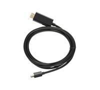 FCJPYRAPS Cable Adaptador Mini DisplayPort a HDMI PzzPss 1080P de 1,8 m, HD Thunderbolt 2, for MacBook Air, línea de conversión de Pantalla Mini DP a HDMI.(Black)