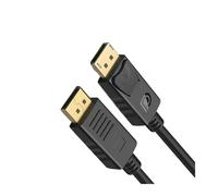 FCJPYRAPS Cable DisplayPort 1.2 4K60Hz 21,6 Gbps HDR DP a DP Adaptador de Audio y Video for PC, portátil, TV, proyector, PS4, Monitor, Cable DisplayPort, línea de conversión de Pantalla(3m)