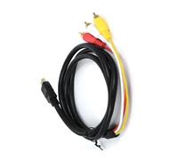 FCJPYRAPS Cable HDMI a RCA 1080P de 1,5 m (5 pies) con Conector HDMI Macho a 3 RCA, Adaptador de Cable de Audio y Video AV, transmisor for TV, HDTV, DVD, Pantalla 2025 G6T8.