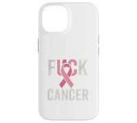 FCK Cáncer Pink Ribbon Survivor Warrior Awareness Fighter Carcasa para iPhone 14
