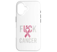 FCK Cáncer Pink Ribbon Survivor Warrior Awareness Fighter Carcasa para iPhone 16