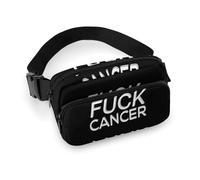 Fck Cancer - Riñonera cruzada ajustable a la moda para hombres y mujeres