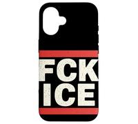 FCK Ice Mensaje Directo Protesta Activismo Justicia Social Carcasa para iPhone 16