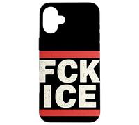 FCK Ice Mensaje Directo Protesta Activismo Justicia Social Carcasa para iPhone 16 Plus