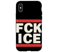 FCK Ice Mensaje Directo Protesta Activismo Justicia Social Carcasa para iPhone X/XS