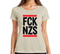FCK NZS Contra Derecho Statement - Camiseta para mujer, naturaleza, M