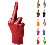 FCK Vela en forma de dedo corazón tamaño original de 20 cm, hecha a mano en la UE