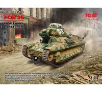 ICM 35336 - 1 :3 5 Fcm 36 , II Guerra Mundial Francés Light Tanque - Nuevo