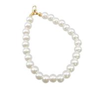 Fcnjsao 10pcs Faux Pearls Handgurte Anhänger Imitation Perlen Perlen Handy Kette Stilvoller Schlüsselelling Schmuck Frauen Taschen Accessoire