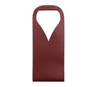 Fcnjsao Bolsa de vino portátil de piel sintética con forro suave para protección de botellas, botella individual, champán, para eventos, a