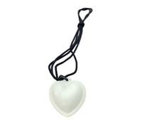 Fcnjsao Collar de mujer con colgante de cadena de clavícula ajustable en frío y cuerda negra, Piel