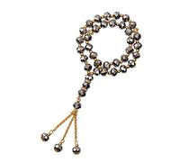 Fcnjsao Collares para mujer, cuentas de oración de 10 mm, 33 cuentas de rosario rezando hermosa religión, 7 colores opcionales, Resina