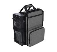 Fcnjsao Correa de montaje para carcasa de computadora de escritorio con correa de transporte ajustable con asa, funda protectora de policarbonato para viajes, soporte de cinturón de PC de escritorio