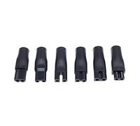 Fcnjsao DC5.5 x 2.1 mm macho a C8 cola hembra adaptador convertidor para afeitadora RQ310 RQ311 RQ312 RQ320 RQ328 RQ330 RQ338 RQ331