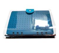 Fcnjsao Elegante estuche de almacenamiento para pines, práctico pin de fieltro, protector incluido, soporte de almacenamiento para broches, página