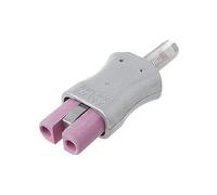Fcnjsao Enchufe eléctrico de cerámica de alta temperatura, aluminio industrial, anillo calefactor, conector hembra, 6 mm