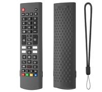 Fcnjsao Funda ergonómica de silicona para control remoto AKB76040302, superficies de textura antideslizante para un manejo seguro, cobertura completa