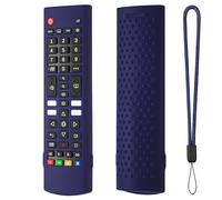 Fcnjsao Funda ergonómica de silicona para control remoto AKB76040302, superficies de textura antideslizante para un manejo seguro, cobertura completa