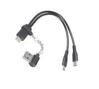 Fcnjsao Global - Cable de carga de 5 V con 4 acoplamientos USB CREATE Tiny Type Create Link para dispositivos móviles, tabletas, muñecas, luces LED, suministro eléctrico, adaptadores A a C