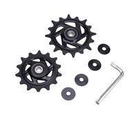 Fcnjsao Guía de alto rendimiento para bicicleta, cadena de rueda, desviadores traseros, rodamientos para entusiastas del ciclismo de montaña