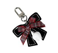 Fcnjsao Hermoso Bowknot Diseños Dientes Encanto Estable Metal Ligero Cuadros Bowknot Bolsa de Dientes Adorno Colgante Para Los amantes de la moda