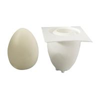 Fcnjsao Lindo molde de huevo de Pascua para velas resina epoxi manualidades molde de silicona huevo yeso jabón fácil de desmoldar libre