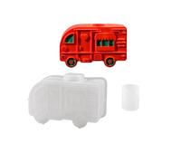 Fcnjsao Molde de silicona para autobús versátil para decoración de boda y celebración de cumpleaños