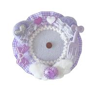 Fcnjsao Portabroches multiusos con pasador de encaje para exposición, bandeja para amantes de la moda, accesorio elegante, soporte de presentación