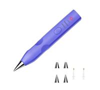 Fcnjsao Rotulador de piedras preciosas activadas al vacío, boquillas de 4 tamaños, operaciones silenciosas, diseños de agarre cómodo, tecnología de vacío, aplicador de diamantes de imitación