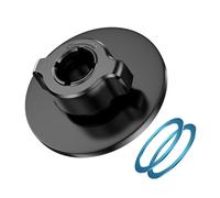 Fcnjsao Soporte de teléfono con cabeza de 17 mm para salpicadero de coche/escritorio, antideslizante, transmisión en vivo y seguro N52 magnético de metal para teléfono, no para dispositivos