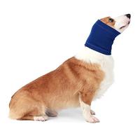 Fcnjsao Sudadera con capucha para el cuidado y el secado forzado de perros y gatos, una cura milagrosa para aliviar la ansiedad y calmar a las mascotas, varios tamaños, azul